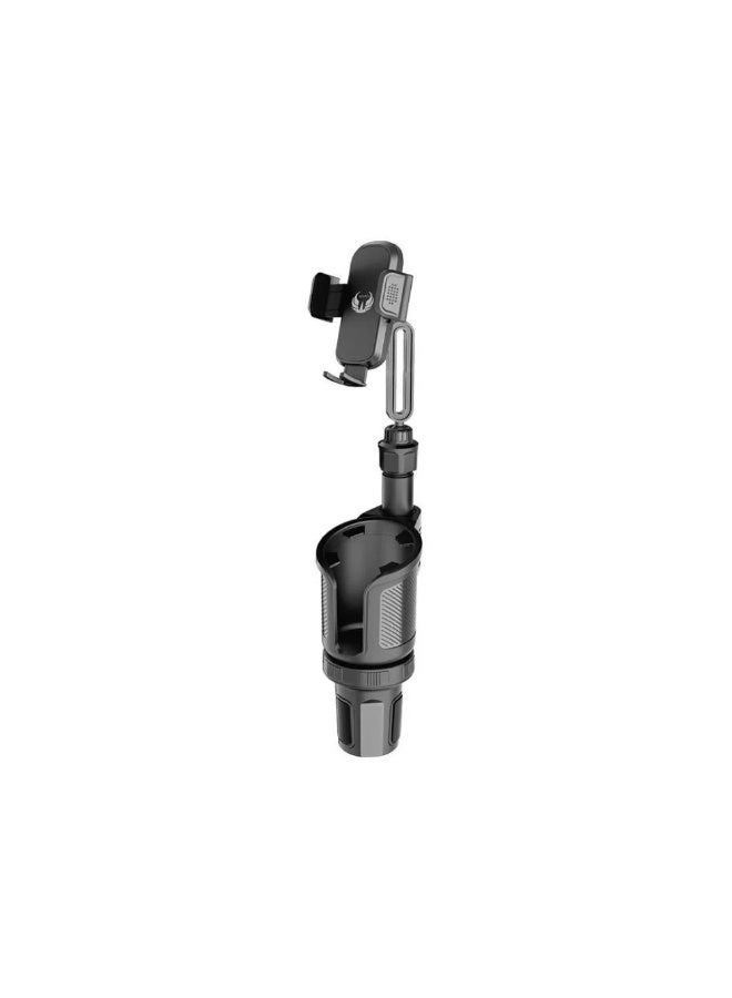 YOUFO Y4870 Car Phone Holder – 2-in-1 Design (A Whole New 2-IN-1), Cup Holder Mount, 360° Rotation and Hands-Free Convenience. - Image 3
